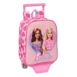 Torba szkolna z kółkami Barbie Love Różowy 22 x 27 x 10 cm