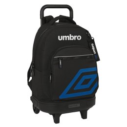 Torba szkolna z kółkami Umbro Flash Czarny (33 x 45 x 22 cm)