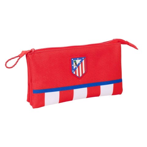 Piórnik Potrójny Atlético Madrid Czerwony 22 x 12 x 3 cm