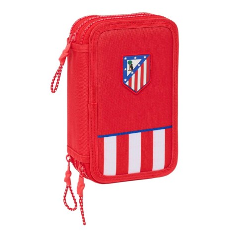 Piórnik potrójny Atlético Madrid Czerwony 12,5 x 19,5 x 5,5 cm 36 Części