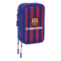 Piórnik potrójny F.C. Barcelona 24/25 Kasztanowy Granatowy 12,5 x 19,5 x 5,5 cm 36 Części