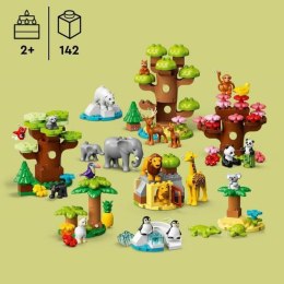 Playset Lego 10975 DUPLO Wild Animals of the World (142 Części)