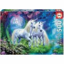 Układanka puzzle Educa Unicorns In The Forest 500 Części 34 x 48 cm