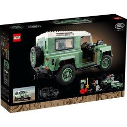 Zestaw do budowania Lego Classic Defender 90 Land Rover 10317 2336 Części Czarny