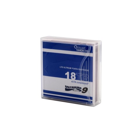 Overland-Tandberg TANDBERG LTO-9 DATA CARTRIDGE 18/45TB PRE-LABELED 5-PACK Pusta taśma danych 18 TB