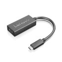 Lenovo USB-C to HDMI 2.0b zewnętrzna karta graficzna usb Czarny