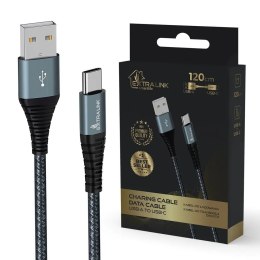 Kabel USB Typ-A do USB Typ-C Smart Life 1.2m czarny