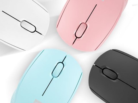 Mysz bezprzewodowa Stork 1600 DPI różowa