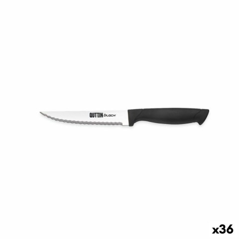 Nóż zębaty Quttin Black 11 cm (36 Sztuk)