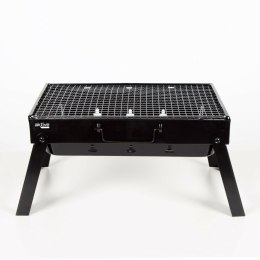 Przenośny grill Aktive Prostokątny Czarny 50 x 23 x 30 cm (2 Sztuk)