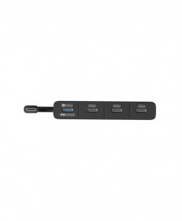 Hub 4w1 10Gbps USB-C Czarny