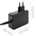 Ładowarka Qoltec 52387 GAN POWER PRO 1XUSB-C 90W 5-20V 3-4.5A CZARNA