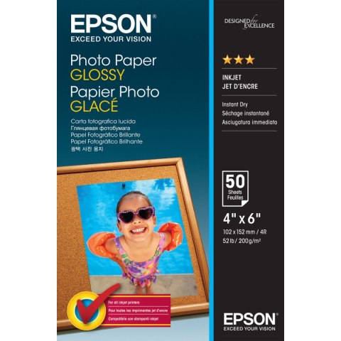 Błyszczący Papier Fotograficzny Epson C13S042547 Brillo (10 x 15 cm)