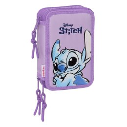 Piórnik potrójny Lilo & Stitch Sweet Niebieski Liliowy 12,5 x 19,5 x 5,5 cm 36 Części