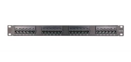 Patchpanel CAT5E UTP 24 porty