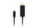 Kabel USB-C (M)->Displayport 3M 4K 60HZ czarny