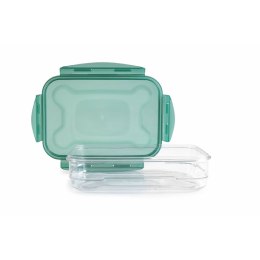 Hermetyczne pudełko na lunch Ibili 790406 Plastikowy 600 ml 16 x 12 x 6,5 cm Kolor Zielony