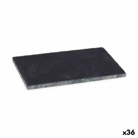 Tacka do przekąsek Czarny Deska 10 x 0,5 x 15 cm (36 Sztuk)