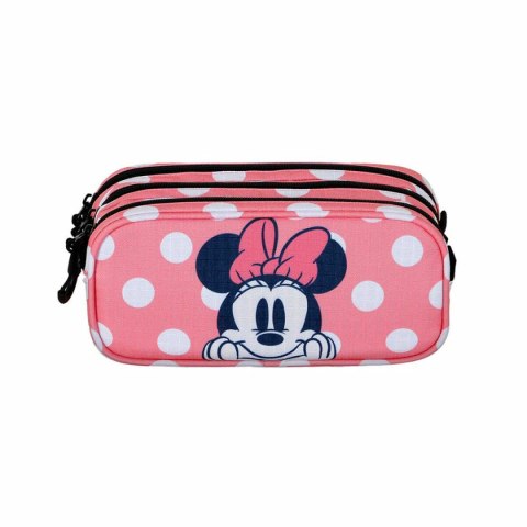 Piórnik Potrójny Minnie Mouse Karactermania Różowy