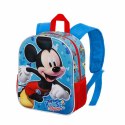 Plecak szkolny 3D Mickey Mouse Karactermania Niebieski 26 x 11 x 31 cm