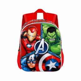 Plecak szkolny 3D The Avengers Karactermania Czerwony 26 x 11 x 31 cm