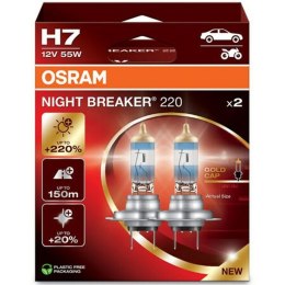 Żarówka Samochodowa Osram NIGHT BREAKER 220 58 W 55 W PX26D 3550 K 12 V (2 Sztuk)