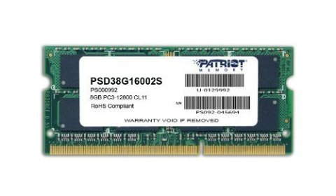 Pamięć Ultrabook DDR3 SODIMM 8GB 1600GHz