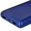 POWERBANK 20.000MAH 15W/USB-A UND USB-C ANSCHLUSS BLAU