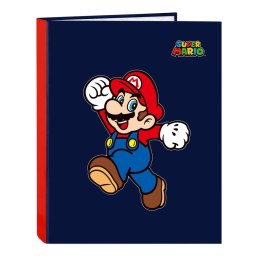 Segregator Super Mario World Granatowy A4 26.5 x 33 x 4 cm