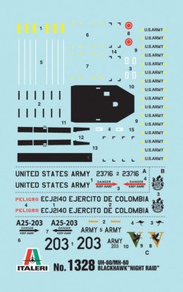 Model plastikowy UH-60/MH60 Black Hawk Night Raid