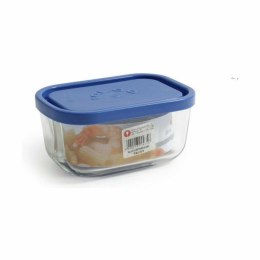 Pojemnik na Lunch Borgonovo Niebieski Prostokątny 400 ml 13,5 x 9,5 x 6,5 cm (12 Sztuk)