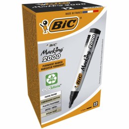 Marker permanentny Bic Marking 2000 Czarny 12 Części