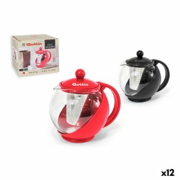 Dzbanek z filtrem do parzenia herbaty Quttin Szkło 750 ml (12 Sztuk)