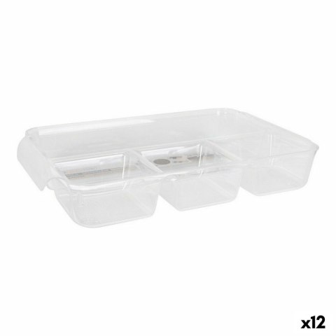 Wielofunkcyjny organizer Confortime Przezroczysty 37,5 x 23,5 x 5, cm (12 Sztuk)