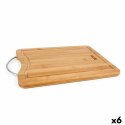 Deska do krojenia Quttin Brązowy Srebrzysty Bambus 50 x 35 x 1,5 cm (6 Sztuk)