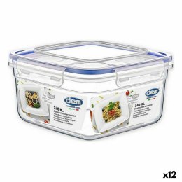 Hermetyczne pudełko na lunch Dem 2,4 L 21 x 21 x 11 cm (12 Sztuk)