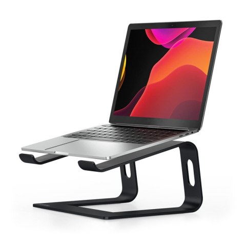 AluBench Aluminiowa podstawka do laptopa Czarna