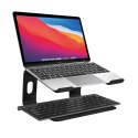 AluBench Aluminiowa podstawka do laptopa Czarna