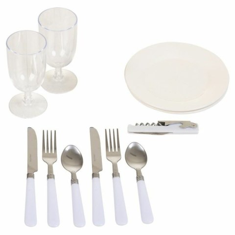 Kosz Piknikowy Alexandra House Living Szary Naturalny wiklinowy