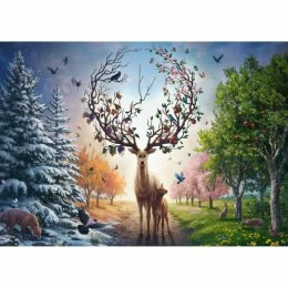 Układanka puzzle Ravensburger The magic deer and the four seasons