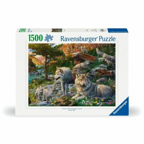 Układanka puzzle Ravensburger Wolves in Spring