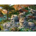 Układanka puzzle Ravensburger Wolves in Spring