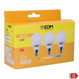 Zestaw 3 żarówek LED EDM 98200 G 35 W 5 W 50 W E14 400 lm Ø 4,5 x 8 cm (3200 K)