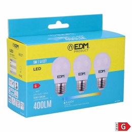 Zestaw 3 żarówek LED EDM 98203 G 35 W 5 W 50 W E27 400 lm Ø 4,5 x 8 cm (6400 K)