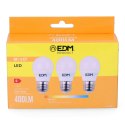 Zestaw 3 żarówek LED EDM 98201 G 35 W 5 W 50 W E27 3200 Lm Ø 4,5 x 8 cm (3200 K)