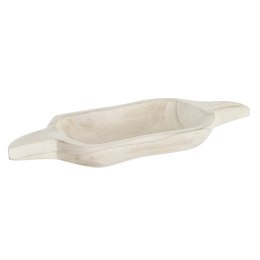 Tacka do przekąsek DKD Home Decor Jasnobrązowy Naturalny Tropikalny 38 x 15 x 4 cm