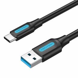 Kabel USB A na USB-C Vention COZBF Czarny 1 m