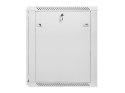 Szafa instalacyjna wisząca 19 cali 15U 600X600mm szara (drzwi szklane)
