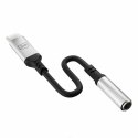 3MK Adapter USB-C - Jack 3,5 mm DAC czarny/black