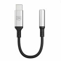 3MK Adapter USB-C - Jack 3,5 mm DAC czarny/black